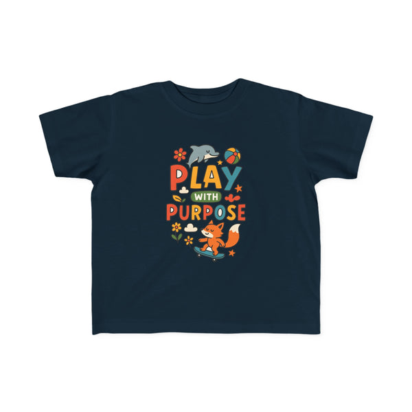 Ciasara Playful Toddler's Fine Jersey Tee – Perfect for Playdates, Birthdays, Family Outings, Summer Fun, and Everyday Adventures