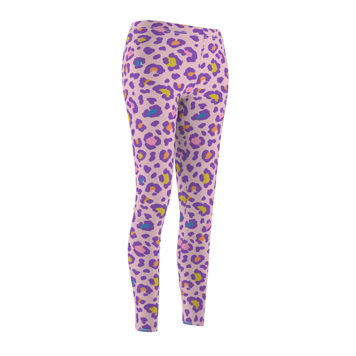 CIASARA Purple Pastel Leopard Print Leggings Women's Leggings All-Over Print UK