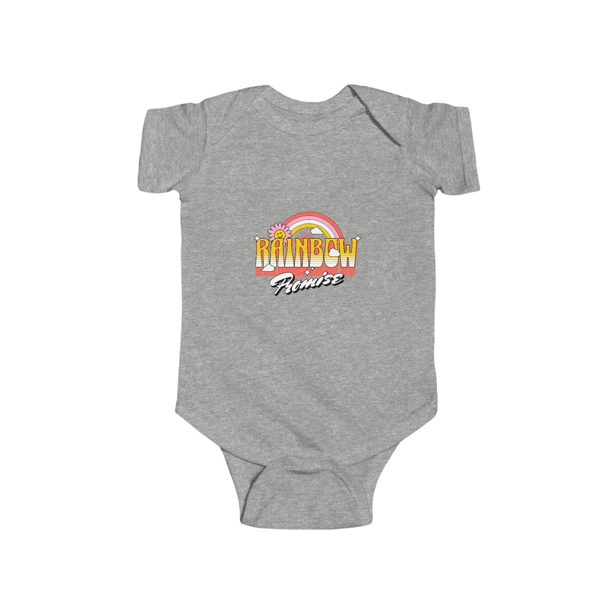 CIASARA Baby Bodysuit Retro Rainbow Mama's Sunshine Infant Bodysuit Infant One-Piece Snap Suit Baby Gift UK