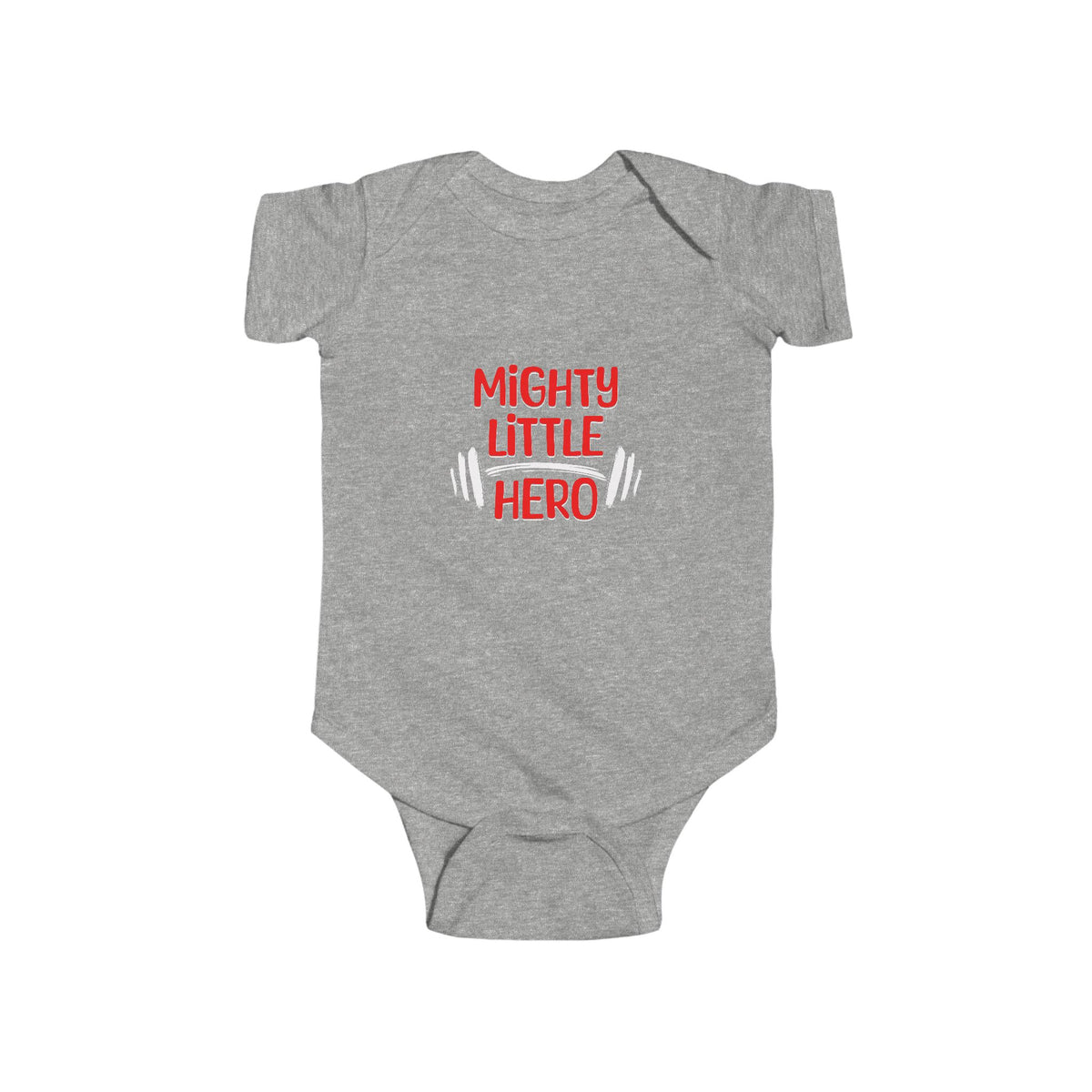 CIASARA Baby Bodysuit Mighty Little Hero Infant Bodysuit Infant One-Piece Snap Suit Baby Gift UK