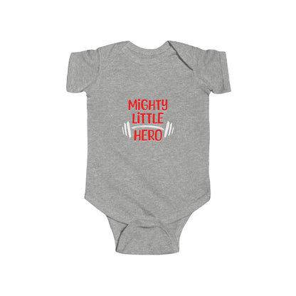CIASARA Baby Bodysuit Mighty Little Hero Infant Bodysuit Infant One-Piece Snap Suit Baby Gift UK