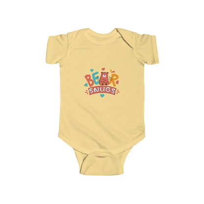 CIASARA Baby Bodysuit Bear Hugs Infant Bodysuit - Cute Baby One-Piece Snap Suit Infant One-Piece Snap Suit Baby Gift UK