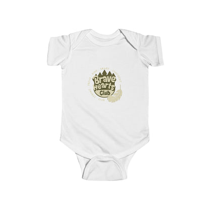 CIASARA Baby Bodysuit Brave Hearts Club Infant Bodysuit Infant One-Piece Snap Suit Baby Gift UK