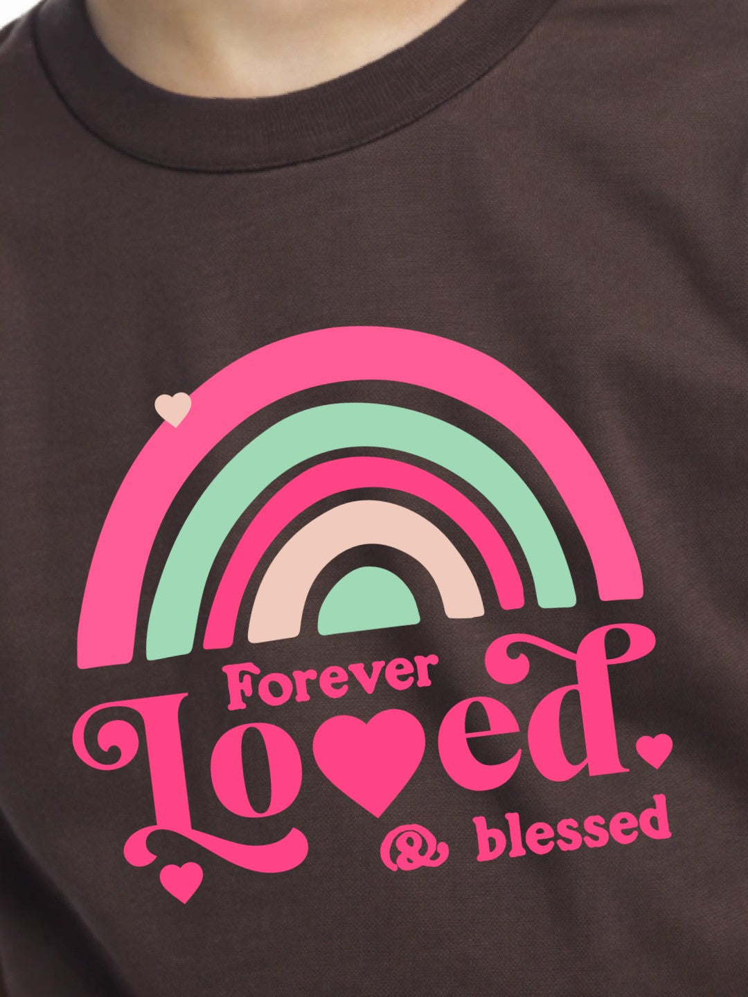 CIASARA Forever Loved & Blessed T boys graphic T-shirt – folded view, kids cotton tee ages 2–13