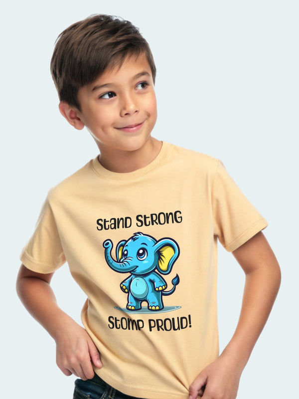 CIASARA Boys Graphic T-shirt | Stand Strong Stomp Proud™ Kids T-shirt