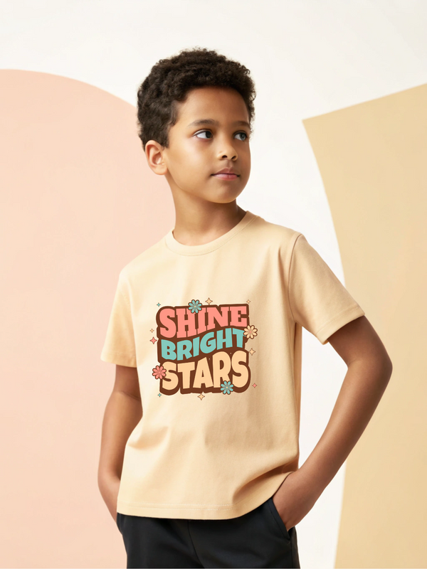 CIASARA Boys Graphic T-shirt | Shine Bright Stars™ Kids T-shirt