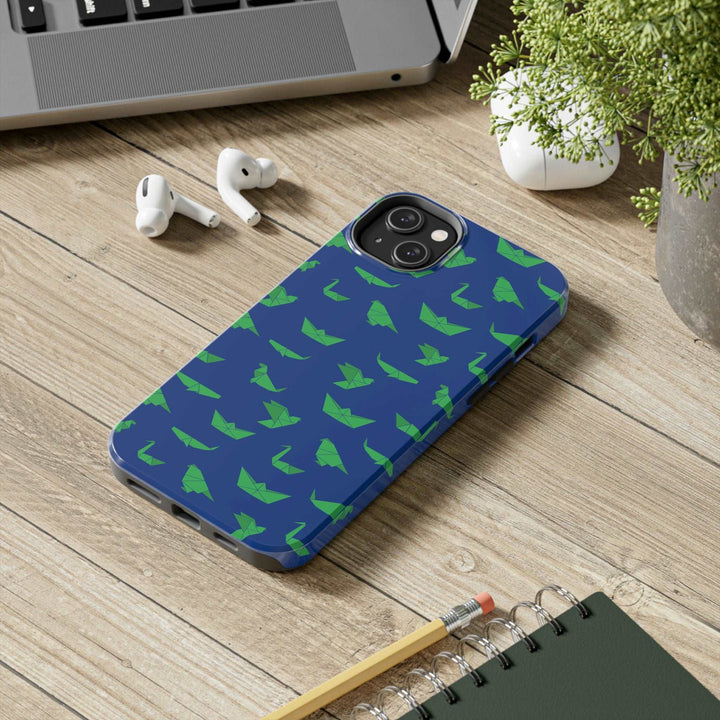 PopularityPro Tough Phone Case Cover, iPhone Case-Mate with Paper Craft Pattern Artwork