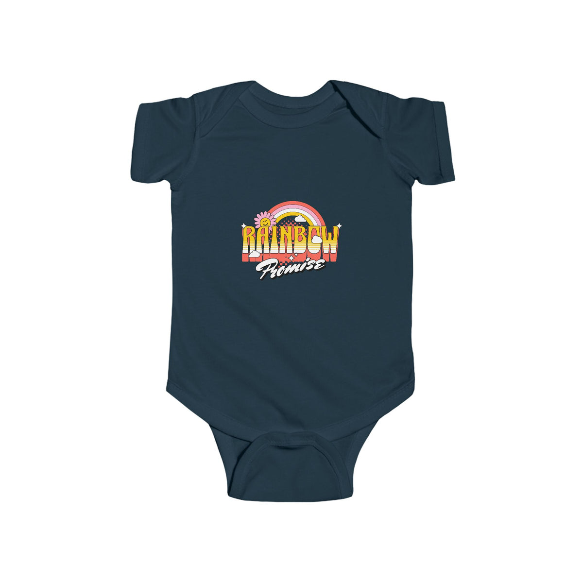CIASARA Baby Bodysuit Retro Rainbow Mama's Sunshine Infant Bodysuit Infant One-Piece Snap Suit Baby Gift UK