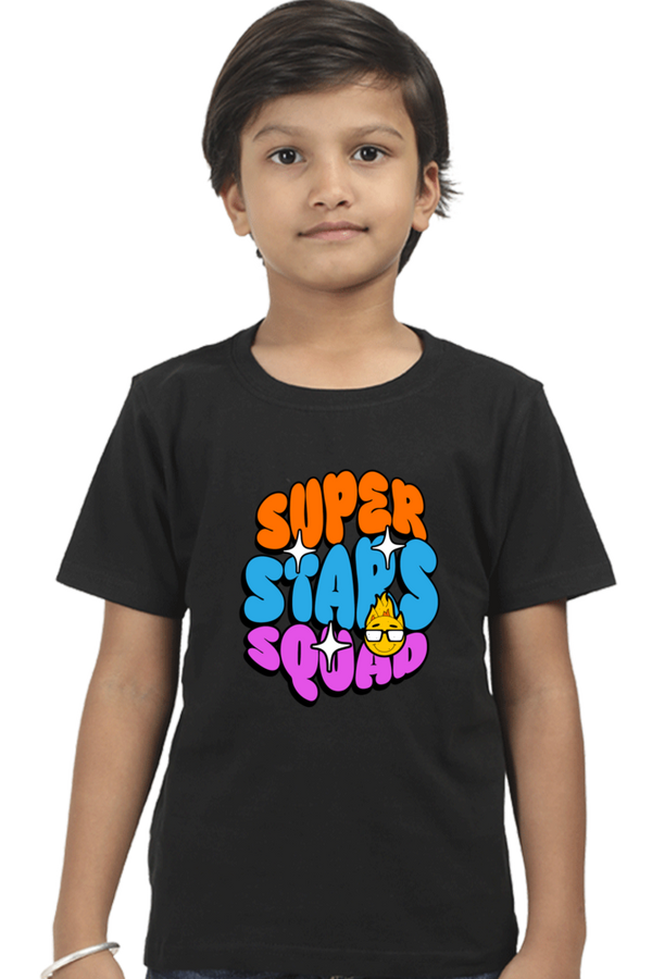 CIASARA Super Stars Squad™ Boys’ Graphic T-Shirt - Kids Tee