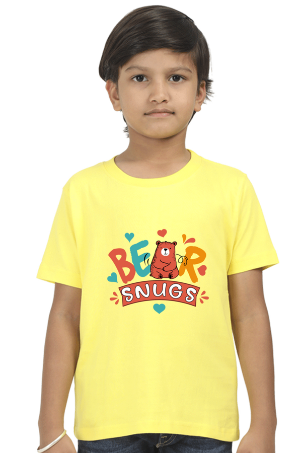 CIASARA Boys Graphic T-Shirt | Bear Snugs™ Kids Cotton T-Shirt