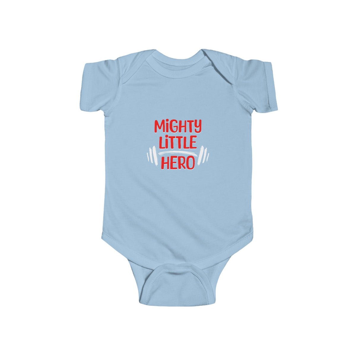 CIASARA Baby Bodysuit Mighty Little Hero Infant Bodysuit Infant One-Piece Snap Suit Baby Gift UK