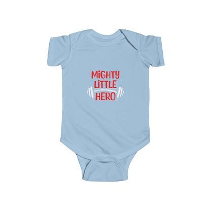 CIASARA Baby Bodysuit Mighty Little Hero Infant Bodysuit Infant One-Piece Snap Suit Baby Gift UK