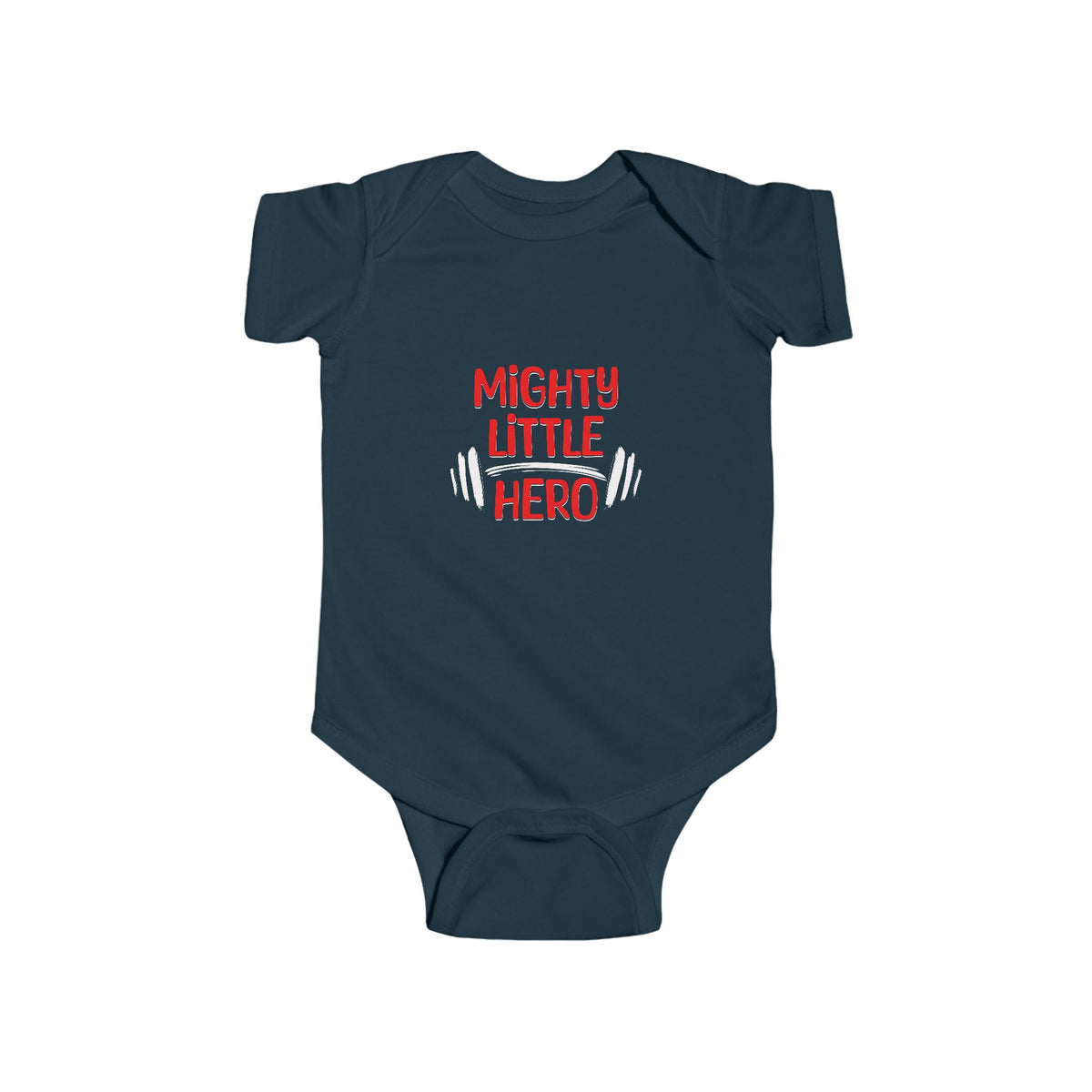 CIASARA Baby Bodysuit Mighty Little Hero Infant Bodysuit Infant One-Piece Snap Suit Baby Gift UK