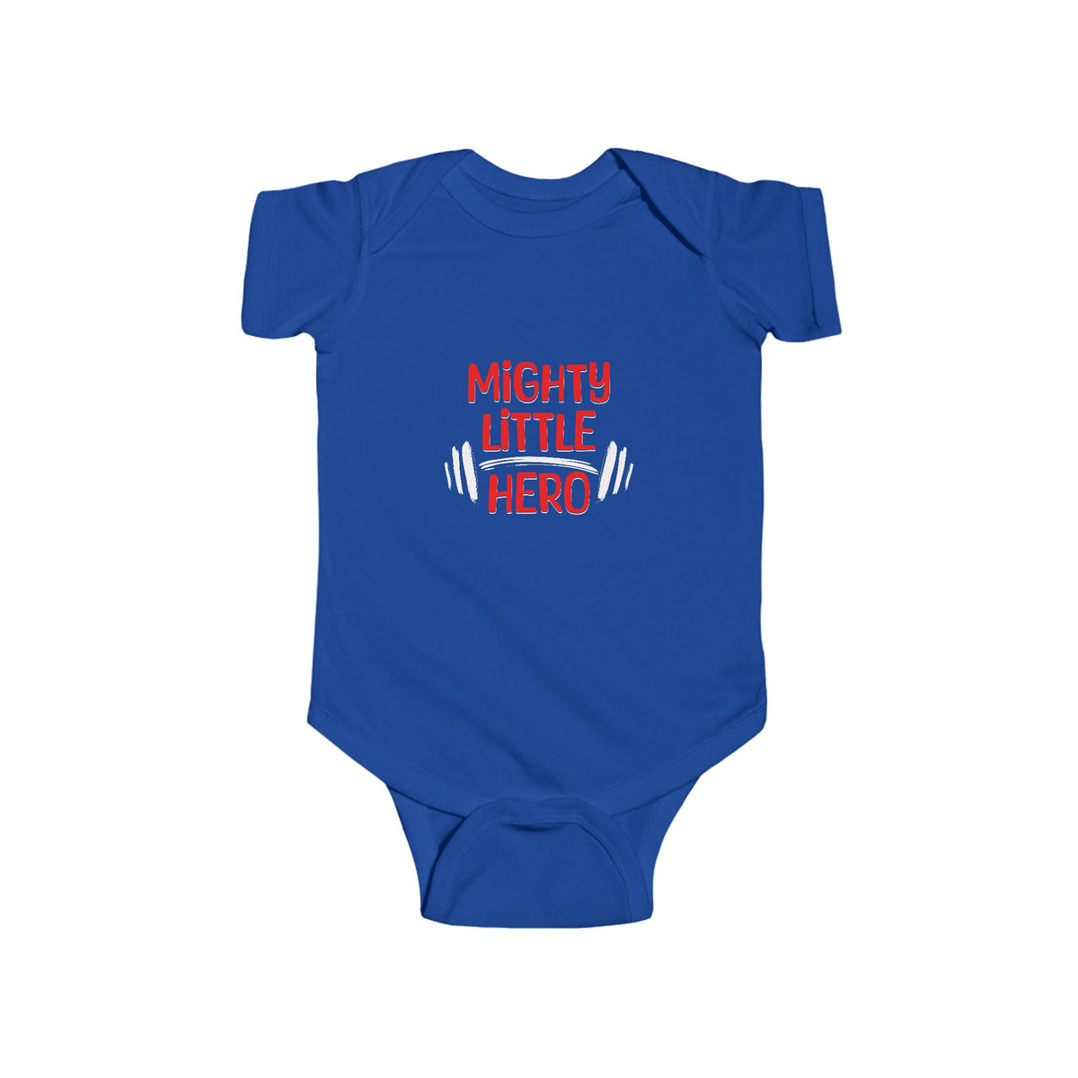 CIASARA Baby Bodysuit Mighty Little Hero Infant Bodysuit Infant One-Piece Snap Suit Baby Gift UK