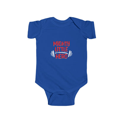 CIASARA Baby Bodysuit Mighty Little Hero Infant Bodysuit Infant One-Piece Snap Suit Baby Gift UK
