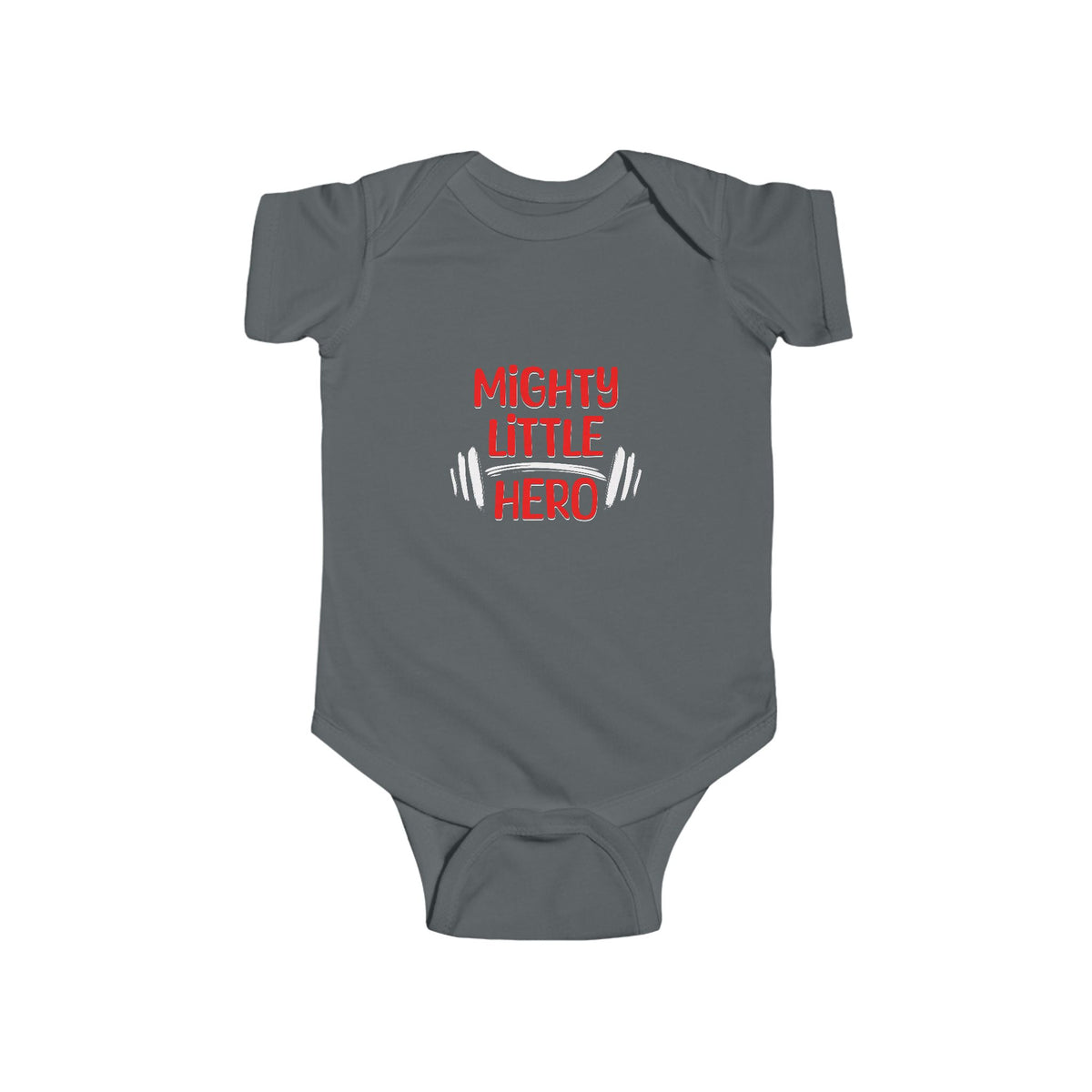 CIASARA Baby Bodysuit Mighty Little Hero Infant Bodysuit Infant One-Piece Snap Suit Baby Gift UK