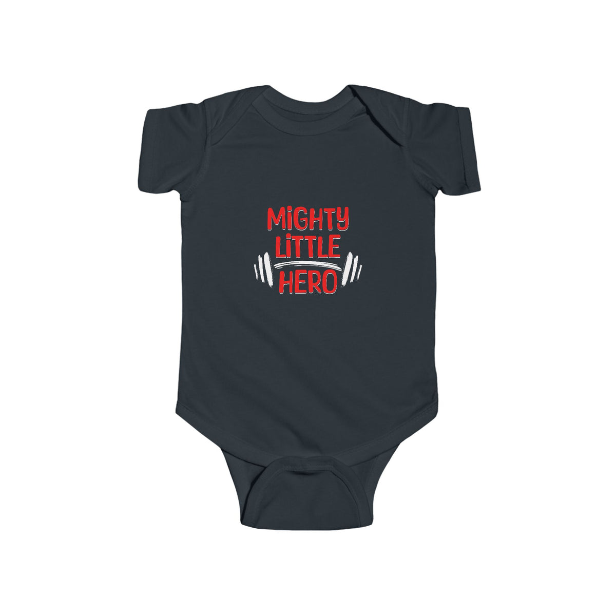 CIASARA Baby Bodysuit Mighty Little Hero Infant Bodysuit Infant One-Piece Snap Suit Baby Gift UK