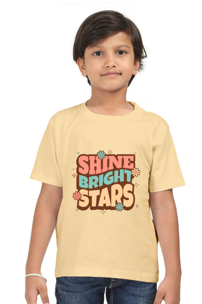 CIASARA Shine Bright Stars boys graphic T-shirt – kids cotton tee, ages 2–13 | Ciasara UK