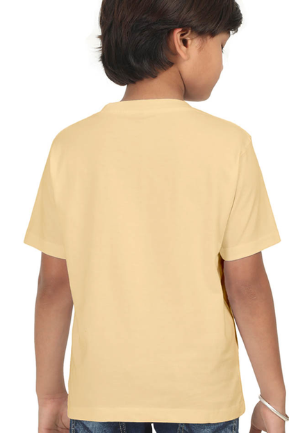 CIASARA Shine Bright Stars boys graphic T-shirt – back view, soft cotton kids tee