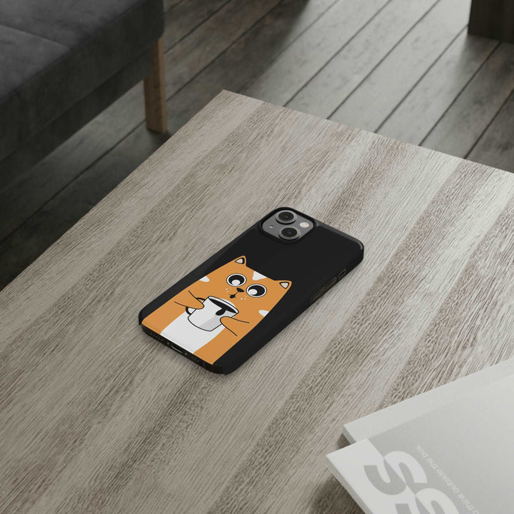 PopularityPro Slim iPhone Case with Smart Cat Design Print, Case-Mate