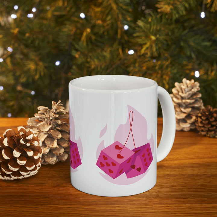 PopularityPro Love Dice Ceramic Mug 11oz