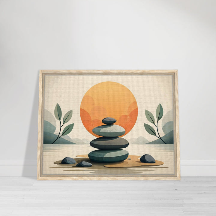 Shop the latest Wall Art Designs online. Balanced Horizon framed canvas wall art in natural wood frame. Shop Wall arts and Canvas Prints, Canvas Frames online at CIASARA