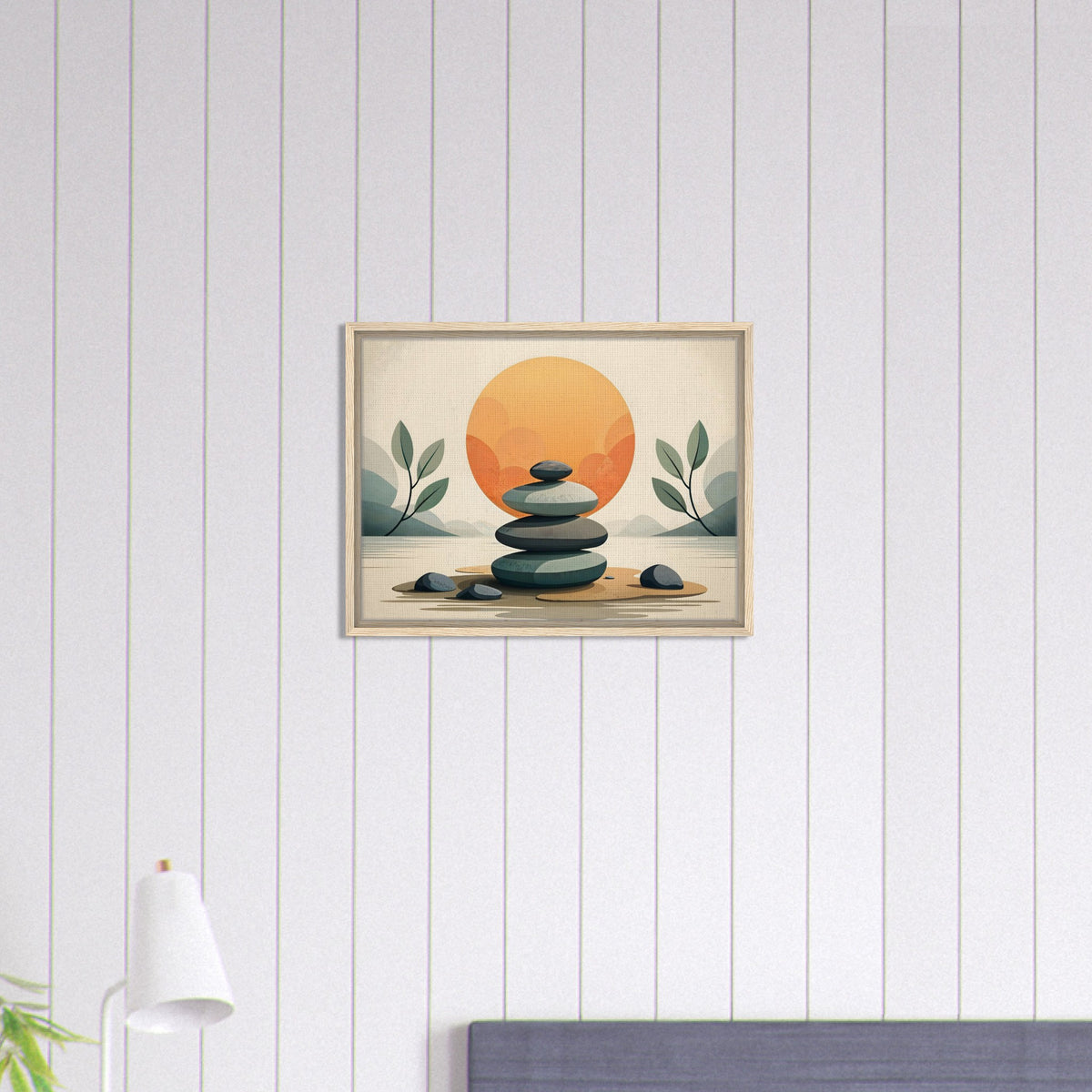 CIASARA home decor, nature-inspired canvas print, modern zen artwork. Shop home decor ideas online at CIASARA.