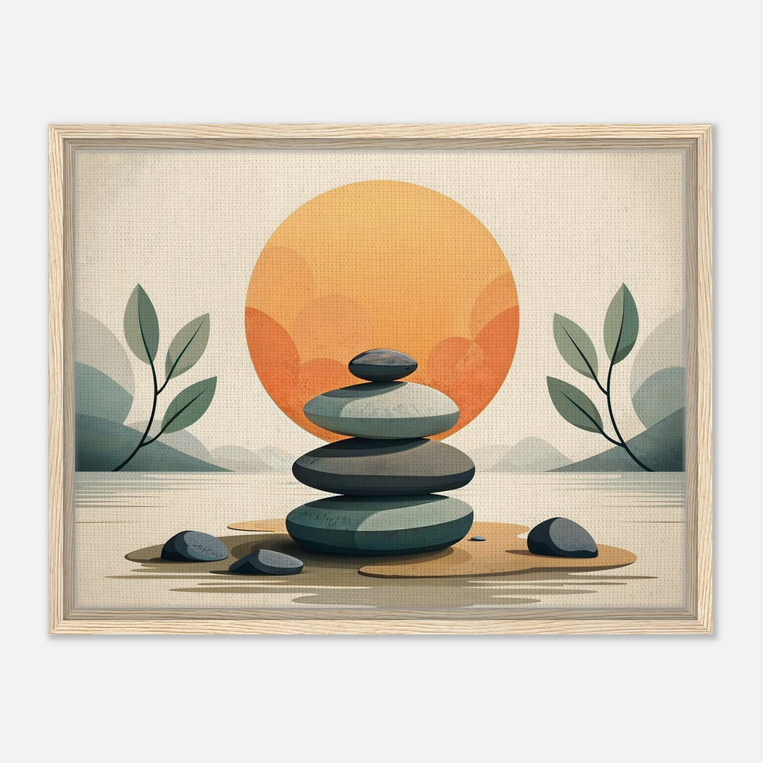Shop the latest Wall Art Designs online. Balanced Horizon framed canvas wall art in natural wood frame. Shop Wall arts and Canvas Prints, Canvas Frames online at CIASARA