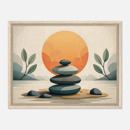 Shop the latest Wall Art Designs online. Balanced Horizon framed canvas wall art in natural wood frame. Shop Wall arts and Canvas Prints, Canvas Frames online at CIASARA