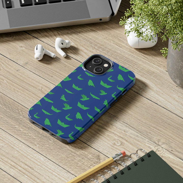 PopularityPro Tough Phone Case Cover, iPhone Case-Mate with Paper Craft Pattern Artwork