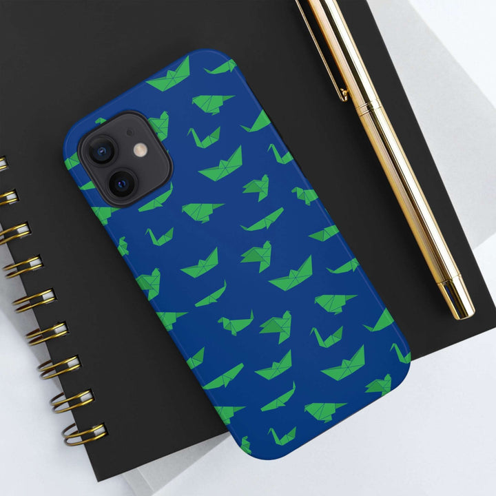 PopularityPro Tough Phone Case Cover, iPhone Case-Mate with Paper Craft Pattern Artwork