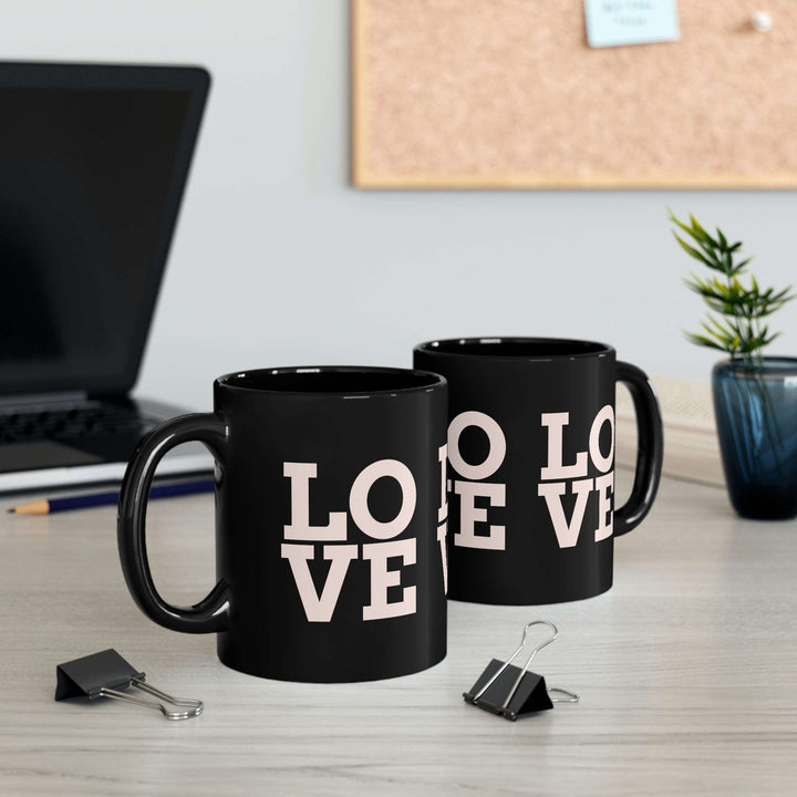 PopularityPro LOVE 11oz Black Mug