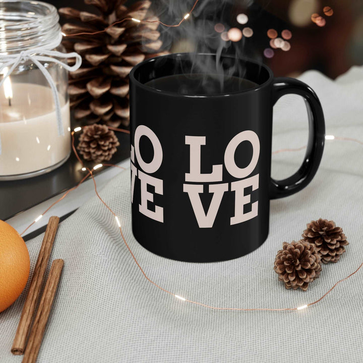 PopularityPro LOVE 11oz Black Mug