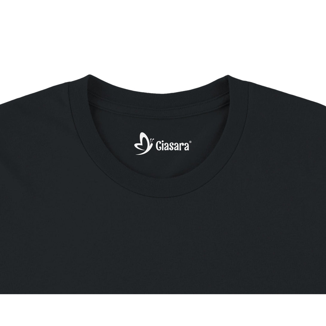 CIASARA black men's dad mode activated t-shirt with round neckline and soft fabric