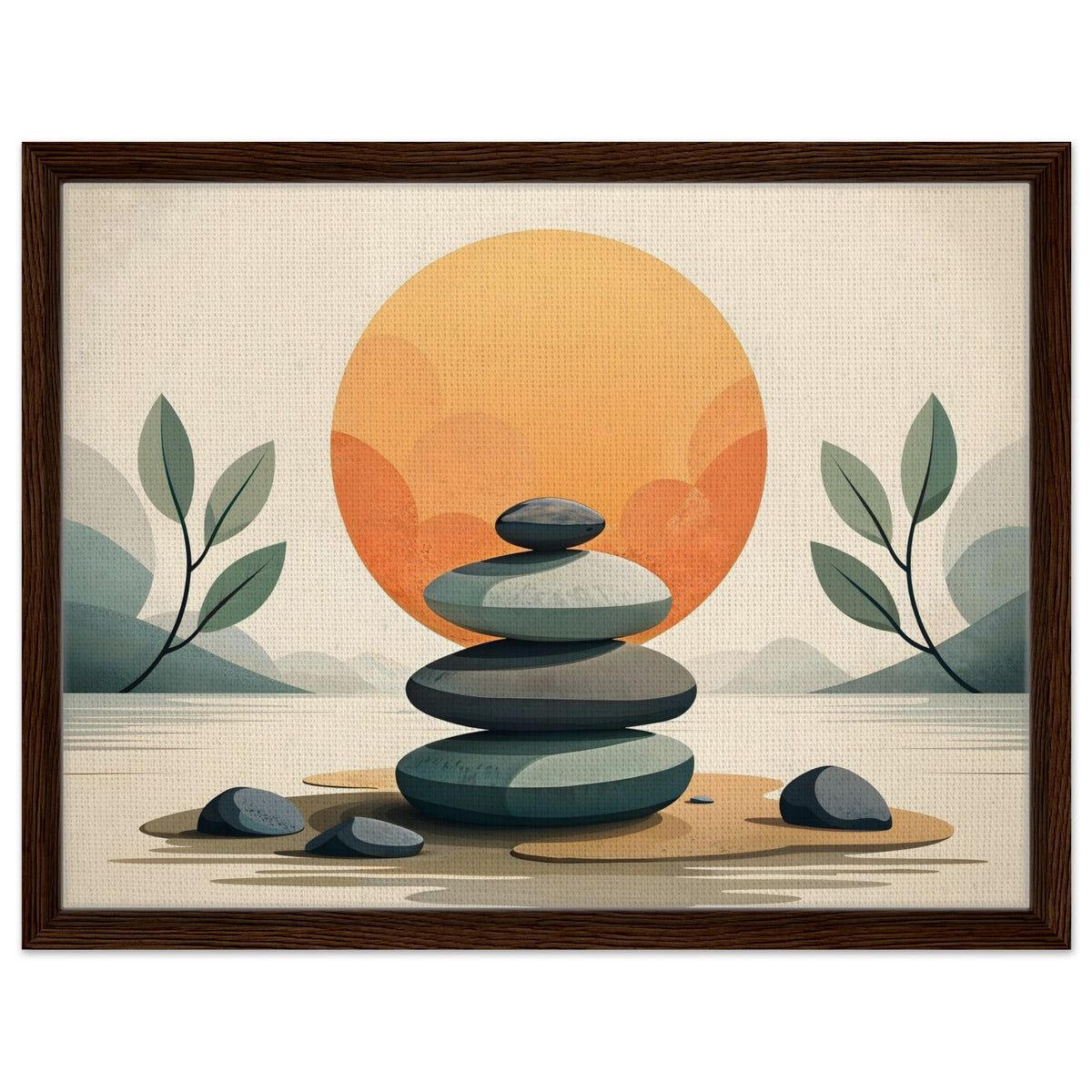 Shop zen stone stack wall art from CIASARA - Image-14