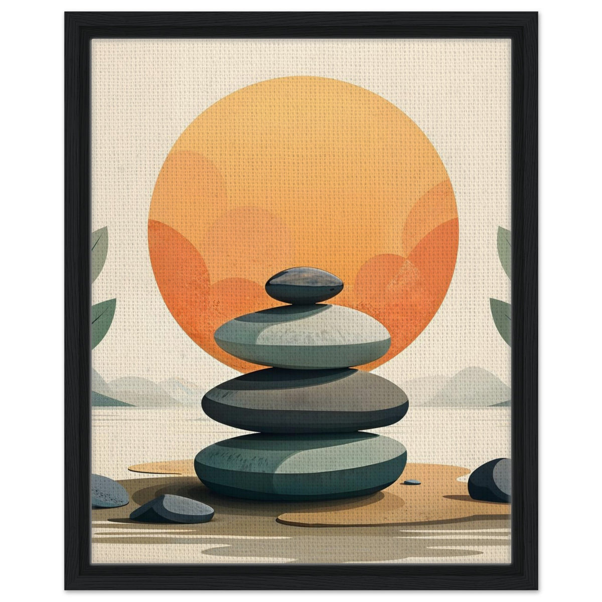 Shop zen stone stack wall art from CIASARA - Image-10