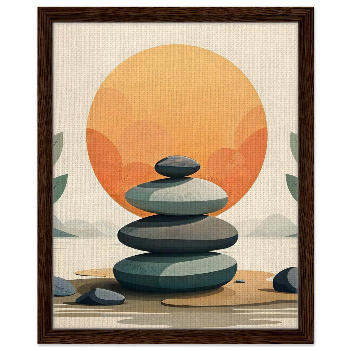 Shop zen stone stack wall art from CIASARA - Image-11