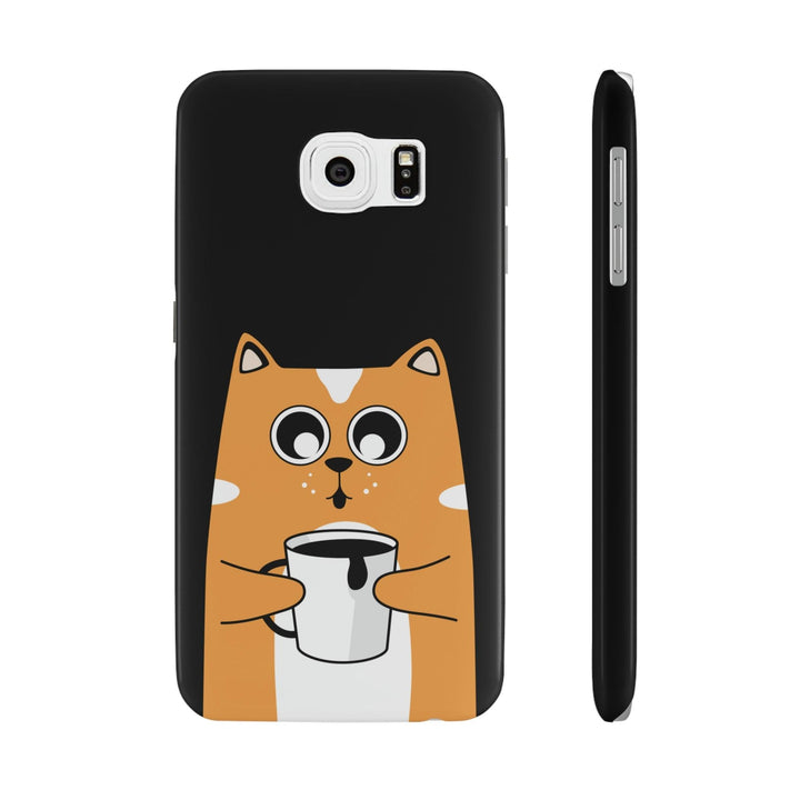 PopularityPro Slim iPhone Case with Smart Cat Design Print, Case-Mate - CIASARA