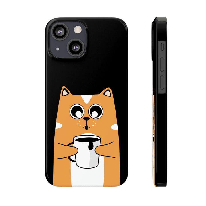 PopularityPro Slim iPhone Case with Smart Cat Design Print, Case-Mate - CIASARA