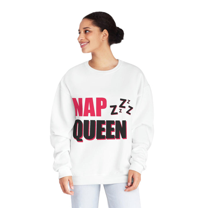 NuBlend® Fleece Sweatshirt for Women with Nap Queen Design - CIASARA