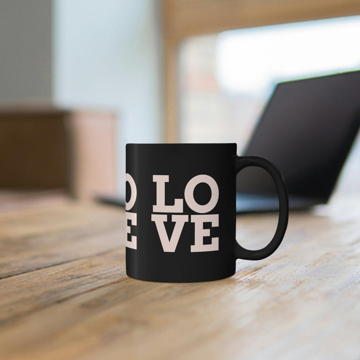 PopularityPro LOVE 11oz Black Mug - CIASARA