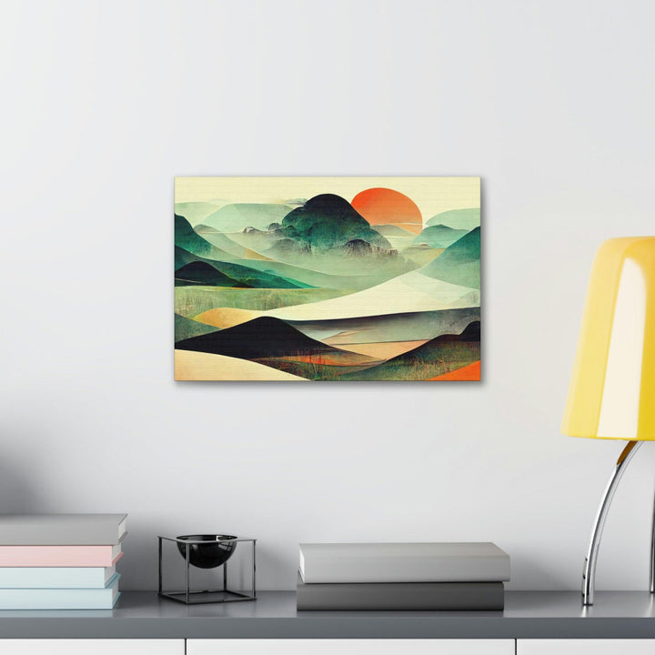 PopularityPro Vibrant Abstract Landscape Canvas Print - CIASARA