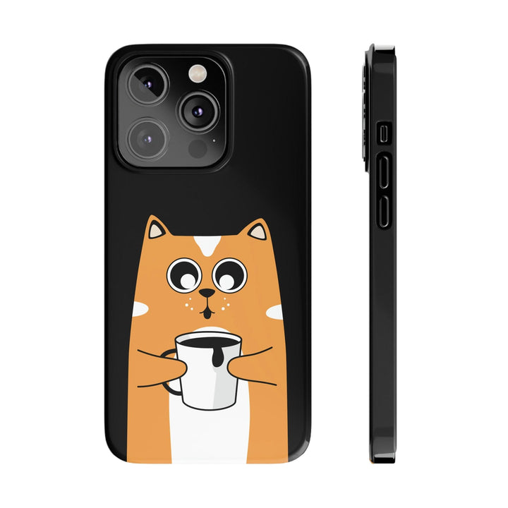 PopularityPro Slim iPhone Case with Smart Cat Design Print, Case-Mate - CIASARA