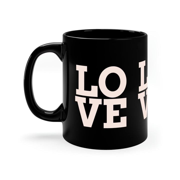 PopularityPro LOVE 11oz Black Mug - CIASARA