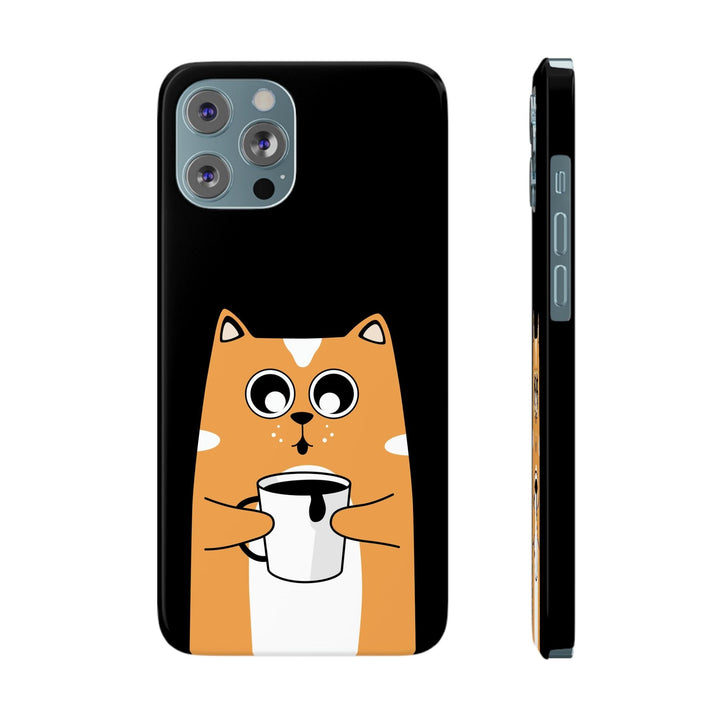 PopularityPro Slim iPhone Case with Smart Cat Design Print, Case-Mate - CIASARA