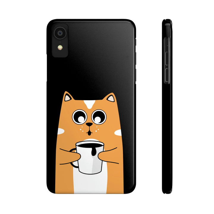 PopularityPro Slim iPhone Case with Smart Cat Design Print, Case-Mate - CIASARA