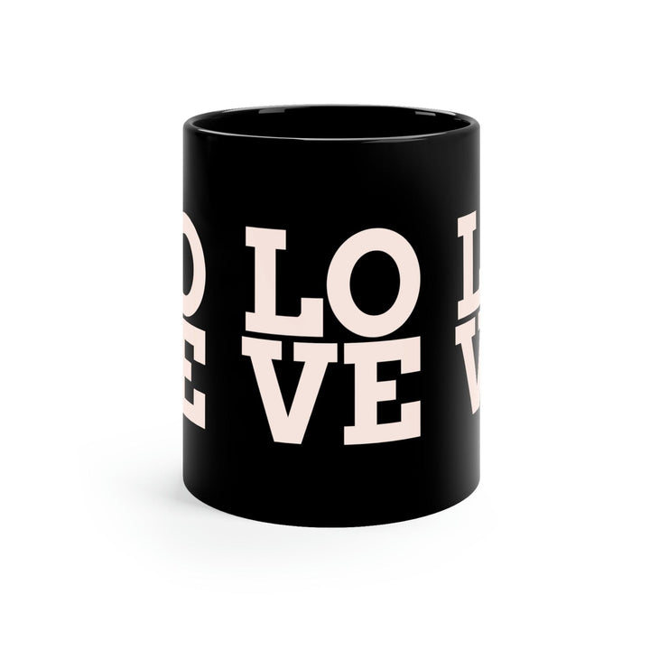 PopularityPro LOVE 11oz Black Mug - CIASARA