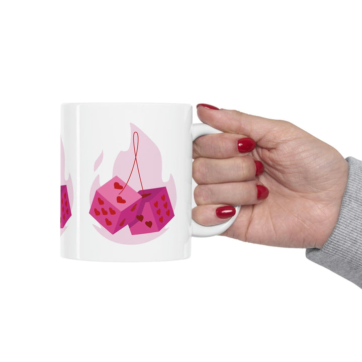 PopularityPro Love Dice Ceramic Mug 11oz - CIASARA