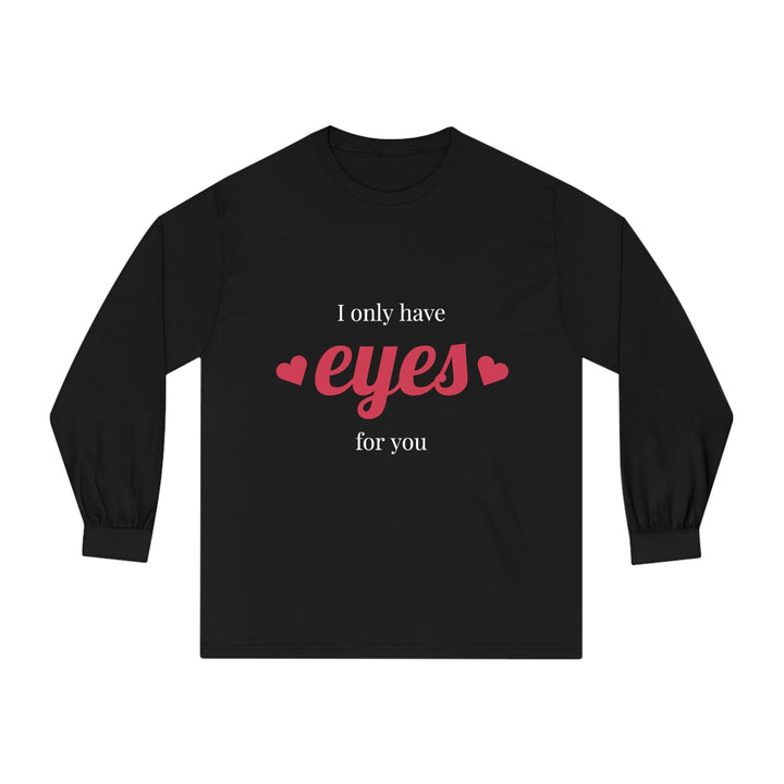 Unisex Classic Long Sleeve T-Shirt With Love Theme Design - CIASARA