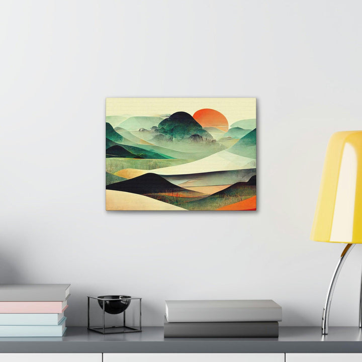 PopularityPro Vibrant Abstract Landscape Canvas Print - CIASARA